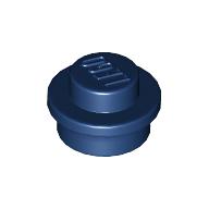 LEGO® los onderdeel Plaat Rond in kleur Donkerblauw 4073