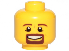 LEGO® los onderdeel Hoofd in kleur Geel 3626cpb0852