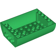 Plaatje in Gallery viewer laden, LEGO® los onderdeel Dakpan Gebogen in kleur Groen 45410