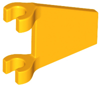 LEGO® los onderdeel Vlag in kleur Helder Licht Oranje 44676
