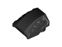 Plaatje in Gallery viewer laden, LEGO® los onderdeel Dakpan Gebogen in kleur Zwart 44675