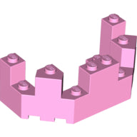 Plaatje in Gallery viewer laden, LEGO® los onderdeel Dak in kleur Fel Roze 6066