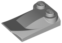 LEGO® onderdeel Dakpan Gebogen Licht Blauwachtig Grijs 47456