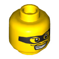 LEGO® los onderdeel Hoofd in kleur Geel 3626pb0856