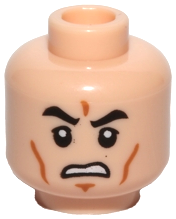 LEGO® los onderdeel Hoofd in kleur Lichte Noga 3626pb0817