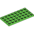 LEGO® los onderdeel Plaat Algemeen in kleur Fel Groen 3035