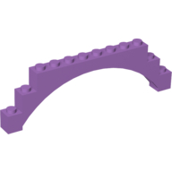 LEGO® los onderdeel Steen Boog in kleur Medium Lavendel 6108