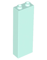 LEGO® los onderdeel Steen in kleur Licht Aqua 2454