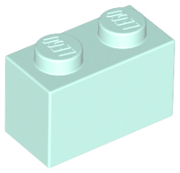 LEGO® los onderdeel Steen in kleur Licht Aqua 3004