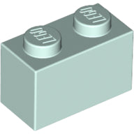Plaatje in Gallery viewer laden, LEGO® los onderdeel Steen in kleur Licht Aqua 3004