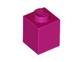 LEGO® los onderdeel Steen in kleur Magenta 3005
