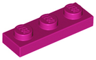 LEGO® los onderdeel Plaat Algemeen in kleur Magenta 3623