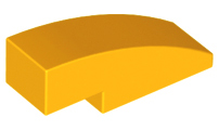 LEGO® los onderdeel Dakpan Gebogen Helder Licht Oranje 50950