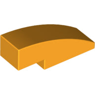 LEGO® los onderdeel Dakpan Gebogen Helder Licht Oranje 50950
