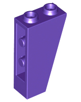 LEGO® los onderdeel Dakpan Omgekeerd Donkerpaars 2449