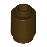 Plaatje in Gallery viewer laden, LEGO® los onderdeel Steen Rond in kleur Donker Bruin 3062