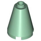 LEGO® los onderdeel Kegel in kleur Zandgroen 3942c