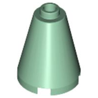 LEGO® los onderdeel Kegel in kleur Zandgroen 3942c