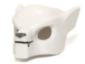 LEGO® los onderdeel Hoofddeksels in kleur Wit 11233pb05