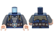 Plaatje in Gallery viewer laden, LEGO® los onderdeel Lijf met Motief Donkerblauw 973pb1273c01