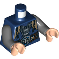 LEGO® los onderdeel Lijf met Motief Donkerblauw 973pb1273c01