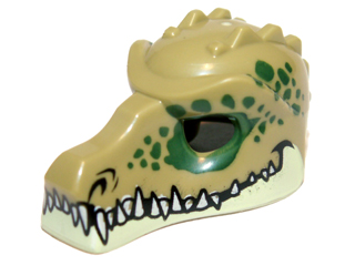 LEGO® los onderdeel Hoofddeksels Olijfgroen 12551pb01