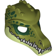 LEGO® los onderdeel Hoofddeksels Olijfgroen 12551pb01