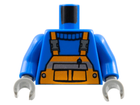 LEGO® los onderdeel Lijf met Motief Blauw 973px437c01