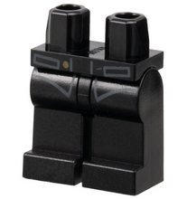 Plaatje in Gallery viewer laden, LEGO® los onderdeel Benen met Motief Zwart 970c00pb0176