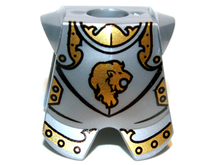 Plaatje in Gallery viewer laden, LEGO® los onderdeel Lijf Accessoire in kleur Zilver 2587pb23