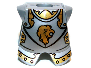 LEGO® los onderdeel Lijf Accessoire in kleur Zilver 2587pb23