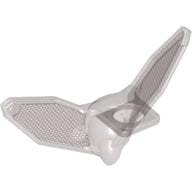 Plaatje in Gallery viewer laden, LEGO® los onderdeel Lijf Accessoire Doorzichtig Zwart 11599