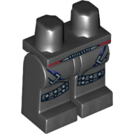 LEGO® los onderdeel Benen met Motief Zwart 970c00pb0232