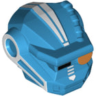 LEGO® onderdeel Hoofd Aangepast Donker Azuurblauw 11593pb01