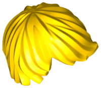 Plaatje in Gallery viewer laden, LEGO® los onderdeel Haar in kleur Geel 87991