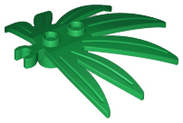 Plaatje in Gallery viewer laden, LEGO® los onderdeel Plant &amp; Struik in kleur Groen 10884