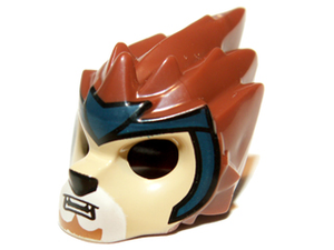 LEGO® los onderdeel Hoofddeksels Roodachtig Bruin 11129pb01