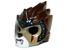Plaatje in Gallery viewer laden, LEGO® los onderdeel Hoofddeksels Donker Bruin 11129pb03