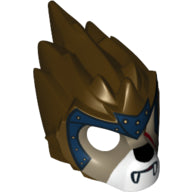 Plaatje in Gallery viewer laden, LEGO® los onderdeel Hoofddeksels Donker Bruin 11129pb03