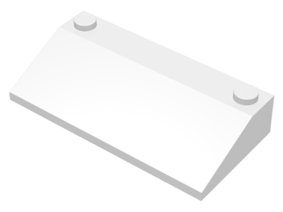 LEGO® los onderdeel Dakpan Algemeen in kleur Wit 58181