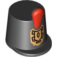 Plaatje in Gallery viewer laden, LEGO® los onderdeel Hoofddeksels in kleur Zwart 2545pb01
