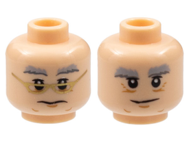 LEGO® los onderdeel Hoofd in kleur Lichte Noga 3626pb0485