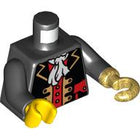 LEGO® los onderdeel Lijf met Motief Zwart 973pb0524c01
