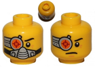 LEGO® los onderdeel Hoofd in kleur Geel 3626cpb0824