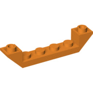 Plaatje in Gallery viewer laden, LEGO® los onderdeel Dakpan Omgekeerd in kleur Oranje 52501
