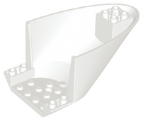 LEGO® los onderdeel Vliegtuig in kleur Wit 87616