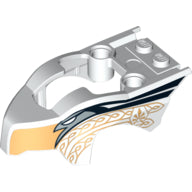 Plaatje in Gallery viewer laden, LEGO® los onderdeel Fiets &amp; Motor in kleur Wit 11111pb02