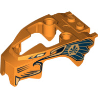 LEGO® los onderdeel Fiets & Motor in kleur Oranje 11110pb02