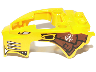 LEGO® los onderdeel Fiets & Motor in kleur Geel 11110pb03