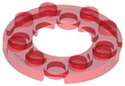 LEGO® los onderdeel Plaat Rond Doorzichtig Rood 11833